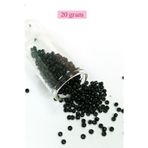 Mbb E-Ticaret Dökme Cam Kum Boncuk (8/0) 3 mm - 20 Gram - Parlak Siyah - BNC170