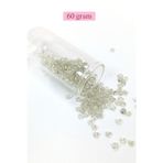 Mbb E-Ticaret Dökme Cam Kum Boncuk Büyük Boy (6/0) 4 mm - 60 Gram - Şeffaf - BNC122