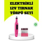 Mbb E-Ticaret Elektrikli Manikür Pedikür Törpü Seti 6 Başlıklı