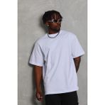 Mbb E-Ticaret Erkek Düz Yazlık Kısa Kol Tişört Bisiklet Yaka Oversize T-Shirt - Beyaz - XL