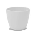 Mbb E-Ticaret Kaktüs Saksı Kare Beyaz 8 x 8 x 7 cm ROYALEKS-KRS-400
