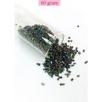 Mbb E-Ticaret Kesme Cam Boncuk 2mm - 60 Gram - Parlak Alacalı - Bnc352