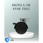 Mbb E-Ticaret Kilitli Mobilya Tekerleği 6 cm 4’lü Kolay Kurulum