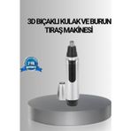 Mbb E-Ticaret Kişisel Burun ve Kulak Tıraş Makinesi 3D Kavisli Bıçak ve Kompakt Tasarım