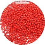 Mbb E-Ticaret Koyu Turuncu Renk 4 Mm Yaklaşık 1100 Adet / 100 Gram Cam Boncuk Oya Yazma Bileklik Ve Kolye