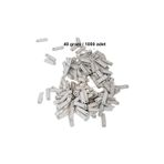 Mbb E-Ticaret Mat Beyaz 15 x 5 mm Dantel Oya Yazma Halhal Abiye Lazer Kesim Pul 1000 adet / 40 gram