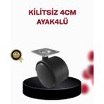 Mbb E-Ticaret Mobilya Tekerleği 6 cm Kilitsiz Tekli Satış