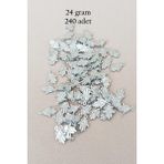 Mbb E-Ticaret Oya Abiye Bileklik Kolye Pleksi Metalik Plastik Pul Gümüş Renk 24 Gram 240 Adet - Bnc586