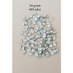 Mbb E-Ticaret Oya Abiye Bileklik Kolye Pleksi Metalik Plastik Pul Gümüş Renk 24 Gram 465 Adet - Bnc569