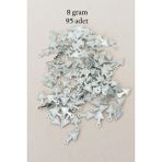 Mbb E-Ticaret Oya Abiye Bileklik Kolye Pleksi Metalik Plastik Pul Gümüş Renk 8 Gram 95 Adet - Bnc505