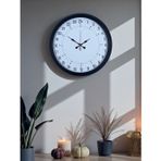 Mbb E-Ticaret Siyah 40 Cm Metal 24 Saat Göstergeli Özel Tasarım Duvar Saati
