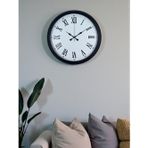 Mbb E-Ticaret Siyah Klasik & Şık 40 Cm Metal Duvar Saati