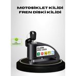 Mbb E-Ticaret Titreşim Sensörlü Alarmlı Motosiklet Disk Kilidi 14mm Çelik Çift Kilitleme