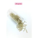 Mbb E-Ticaret Uzun Boru Kesme Boncuk Çap 2mm Uzunluk 10 mm - 20 Gram - Şeffaf Bej - BNC237