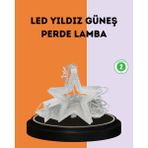 Mbb E-Ticaret Yıldız Figürlü Perde Peri LED 3x3 Metre Dekoratif Işık