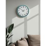 Mbb E-Ticaret Zentime 36 Cm Turkuaz Dekoratif Duvar Saati