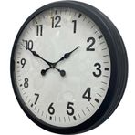 Mbb E-Ticaret Zentime Black Classic 60 Cm Metal Duvar Saati