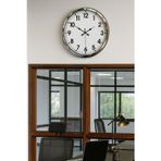 Mbb E-Ticaret Zentime Krom Şıklık 52 Cm Metal Modern Duvar Saati