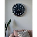 Mbb E-Ticaret Zentime Modern 40 Cm Metal Krom Standart Duvar Saati