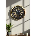 Mbb E-Ticaret Zentime Prime Aurea Gold 52 Cm Metal Duvar Saati
