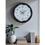 Mbb E-Ticaret Zentime Şaheser Tasarım Zarif Desenli 40 cm Metal Duvar Saati