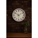Mbb E-Ticaret Zentime White Classic Modern 52 Cm Metal Duvar Saati