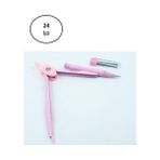 MBB Ticaret Tgb Pembe Renk Metal Pergel 24'lü