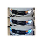 MBGL H1 - 3 Renk Xenon Şimşek Etkili 3 Renk Deli Mavi - Sarı- Kristal Beyaz Led Zenon Led Xenon