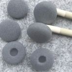 MBL Gri 18 mm 10 Adet Kulaklık Süngeri Yastığı