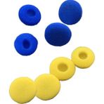 Mbl Kulaklık Süngeri, Kulaklık Yastığı (18 Mm) - Taraftar 4 Sarı 4 Mavi