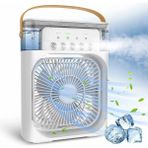 Mbl Taşınabilir Vantilatör Su Soğutmalı Masaüstü USB Fan Air Cooler - Renkli