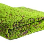 MBLUE Yapay Çim Yosun Mat Simülasyon Bitki Arka Plan İç Mekan Duvar Bryophyte Yeşil (Kırmızı Alt)
