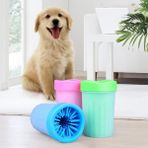 Mbois Silikon Jel Fırçalı Kedi Köpek Pati Ayak Temizleme Kovası