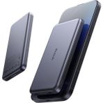 MC-3781 20W 10000MAH Metal Ultra Ince Kablosuz Powerbank Siyah