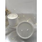 MC Concept Dekoratif İkili Beton Saksı Soya Mum Set Çok Renkli