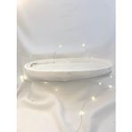 MC Concept Dekoratif Mermer Desen Beton Kayık Tabak Soya Mum Set Çok Renkli