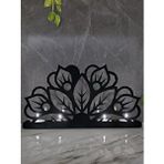 MC Concept M ve c Concept Flower 5'li Metal Mumluk - Siyah
