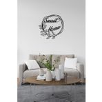 M&C Concept Siyah Sweet Home Metal Duvar Panosu