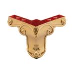 Mc Plastik Aslan Plastik Lükens Ayak 9 Cm Sarı Gold Dolap Vestiyer Tv
