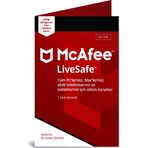 Mcafee Ue Livesafe 1 Yıl Antivirüs Programı