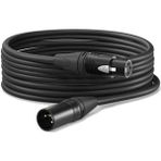 MCB-15X Kaliteli Stereo Mikrofon Kablosu Xlr + Xlr 15 Metre Siyah Renk