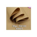 Mçb Group 100 Adet Kalın Kraft Kağıt 70x100 Cm Kahverengi Ambalaj Kağıdı Çeyiz Paketleme Koli Kağıdı 90 gr