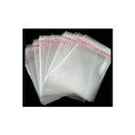 Mçb group 100 ADET Şeffaf Yapışkanlı Çeyiz Poşeti Jelatin Poşet Bantlı Jelatin 35x50 Cm
