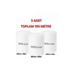 Mçb Group 3 Adet 50cm x 50 Metre Balonlu Naylon Paketleme Ambalaj Koruma Patpat Naylonu