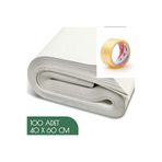 Mçb Group 40x60 cm Tabak Bardak Eşya Sarma Paketleme Kağıdı, 100 Adet, Koli Bandı Hediyeli