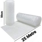Mçb Group Balonlu Ambalaj Naylonu Pat Pat Havalı Naylon Balonlu Naylon 50 cm x 25 Metre Pıtpıt Patpat - Şeffaf