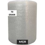 Mçb Group Kalın Balonlu Naylon 50CM x 10 Metre Havalı Naylon Balonlu Naylon 70 gr Pat Pat Pıt Pıt - Gri