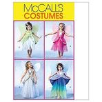McCall's M4887 Kız Peri Cadılar Bayramı Kostüm Dikiş Deseni, Bedenler 2-5