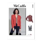 McCall's Melissa Watson'dan Bayan Blazer ve Yelek Dikiş Desen Seti, Tasarım Kodu M8350, Bedenler 14-16-18-20-22