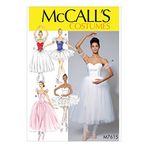 McCall's Patterns MC7615E5 McCall Desen 7615 E5, Kadınlar için Bale Kostümü, Ölçüler 42 – 50, Peçete, Çok Renkli, 17 x 0,5 x 0,07 cm